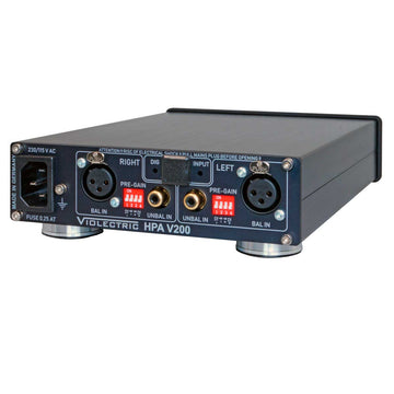 Vioelectric HPAV200 AE conexiones perfil izquierda