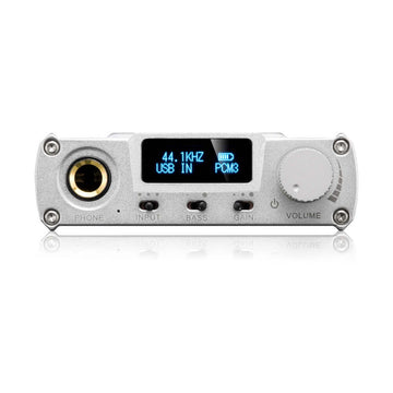 xDuoo XD-05 plata frontal